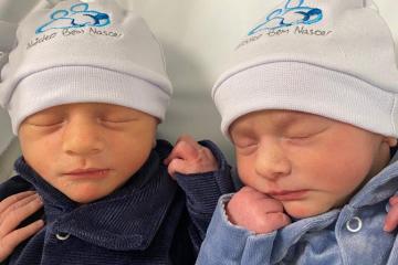 Bem-nascidos Lucas e  Miguel.
