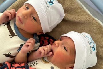 Bem-nascidos Rafael e Matheus.